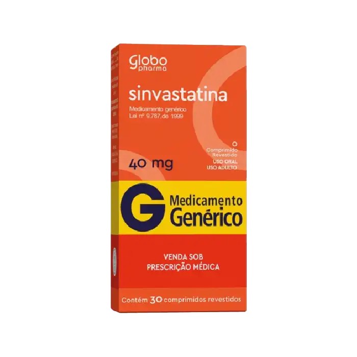 G.SINVASTATINA 40MG 30CPR GLOBO - Catálogo ARZMED