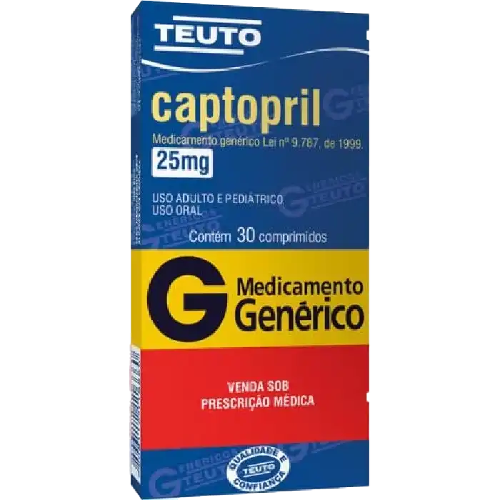 G.CAPTOPRIL 25MG 30CPR TTO - Catálogo ARZMED